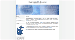 Desktop Screenshot of bluecrocodile.co.nz